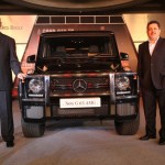 Mr. Eberhard Kern, MD & CEO, Mercedes-Benz India and Mr. Vijay Singh,CEO, Fox Star Studio India at the launch of G63 AMG in India