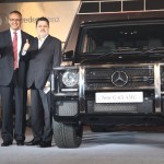 Mr. Eberhard Kern, MD & CEO, Mercedes-Benz India and Mr. Vijay Singh,CEO, Fox Star Studio India at the launch of G63 AMG in India